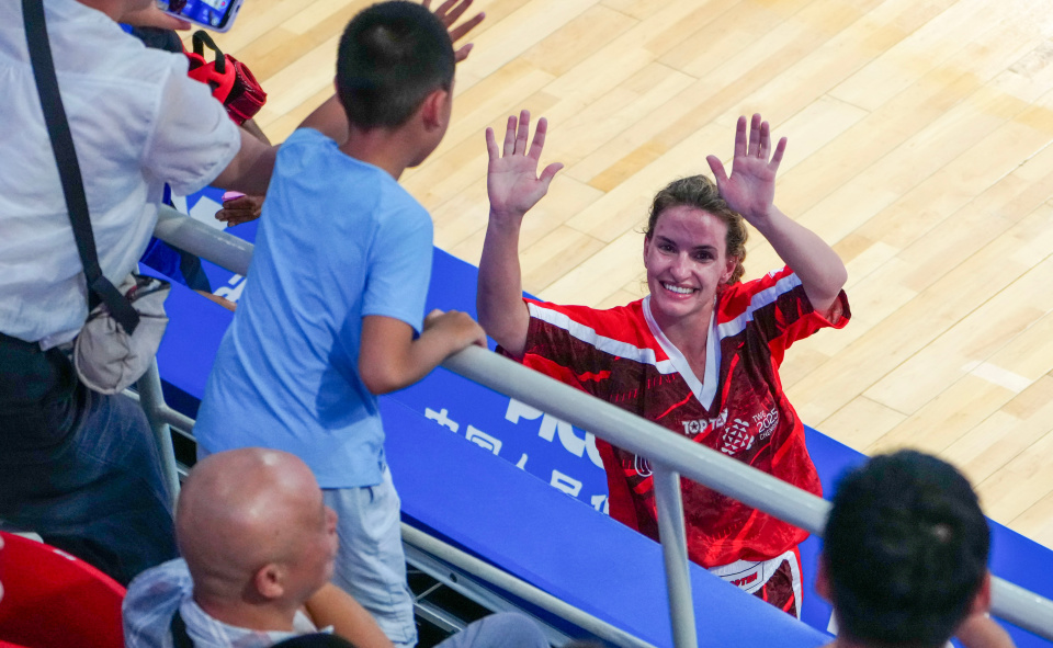 陈欣波, 在比赛前与